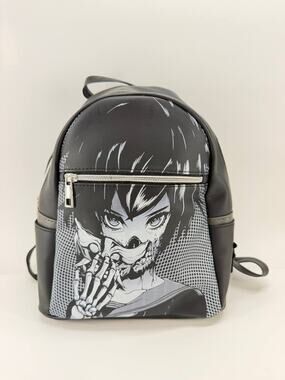 Zombie Makeout Club Skull Girl Black Mini Backpack Gothic Anime Punk